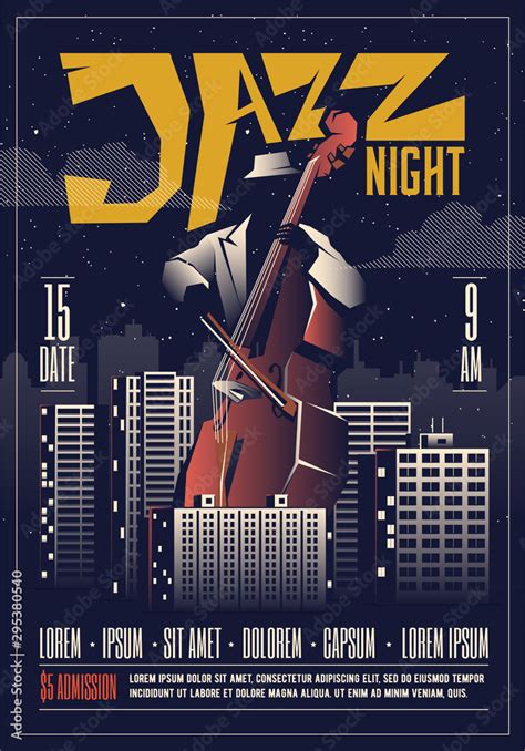 adobe jazz night flyer maker  Blue and Pink Pastel Y2K 90s Party Event Poster